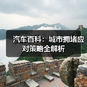 汽车百科:城市拥堵应对策略全解析(图4) 汽车百科:城市拥堵应对策略全解析(图4)