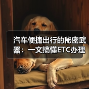 汽车便捷出行的秘密武器：一文搞懂ETC办理流程（图4）