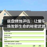底盘锈蚀评估：让爱车焕发新生命的秘密武器（图4）