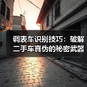 调表车识别技巧:破解二手车真伪的秘密武器(图2) 调表车识别技巧:破解二手车真伪的秘密武器(图2)