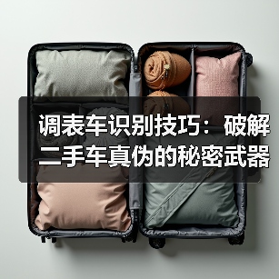 调表车识别技巧:破解二手车真伪的秘密武器(图3) 调表车识别技巧:破解二手车真伪的秘密武器(图3)