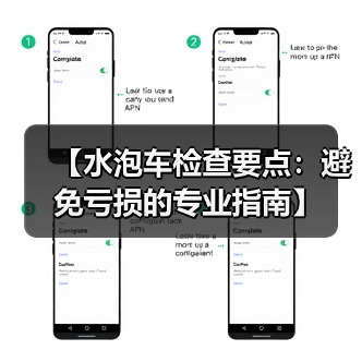 【水泡车检查要点：避免亏损的专业指南】（图1）