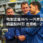 电车猛增36% 一汽丰田销量超80万 合资唯一2年正增长(图2) 电车猛增36% 一汽丰田销量超80万 合资唯一2年正增长(图2)