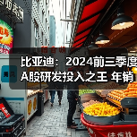 比亚迪2024销量激增41.3% 技术研
