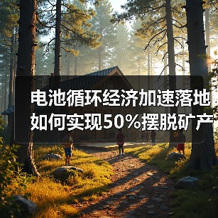 电池循环经济加速落地 如何实现50%摆脱矿产依赖？