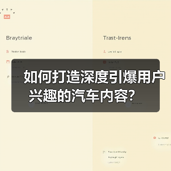 如何打造深度引爆用户兴趣的汽车内容?(图3) 如何打造深度引爆用户兴趣的汽车内容?(图3)