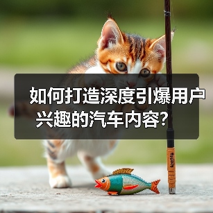 如何打造深度引爆用户兴趣的汽车内容?(图4) 如何打造深度引爆用户兴趣的汽车内容?(图4)
