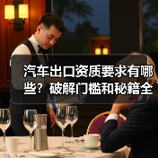 汽车出口资质要求有哪些？破解门槛和秘籍全解析（图4）