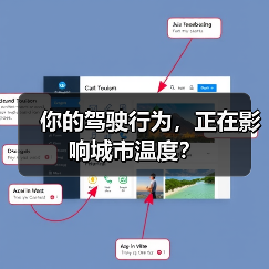 你的驾驶行为，正在影响城市温度？（图1）