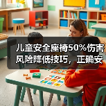 儿童安全座椅50%伤害风险降低技巧，正确安装与挑选指南（图1）