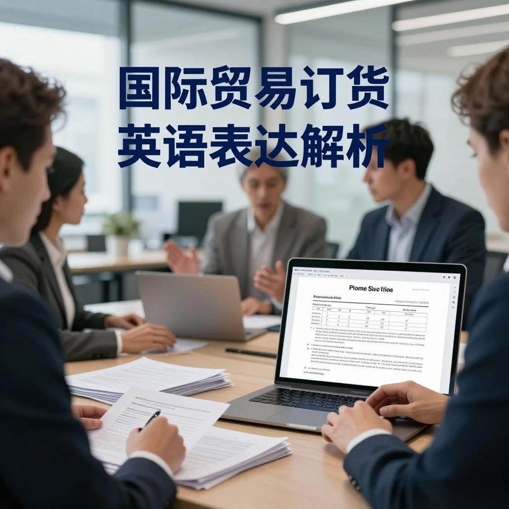 国际贸易订货英语表达与常用例句解析