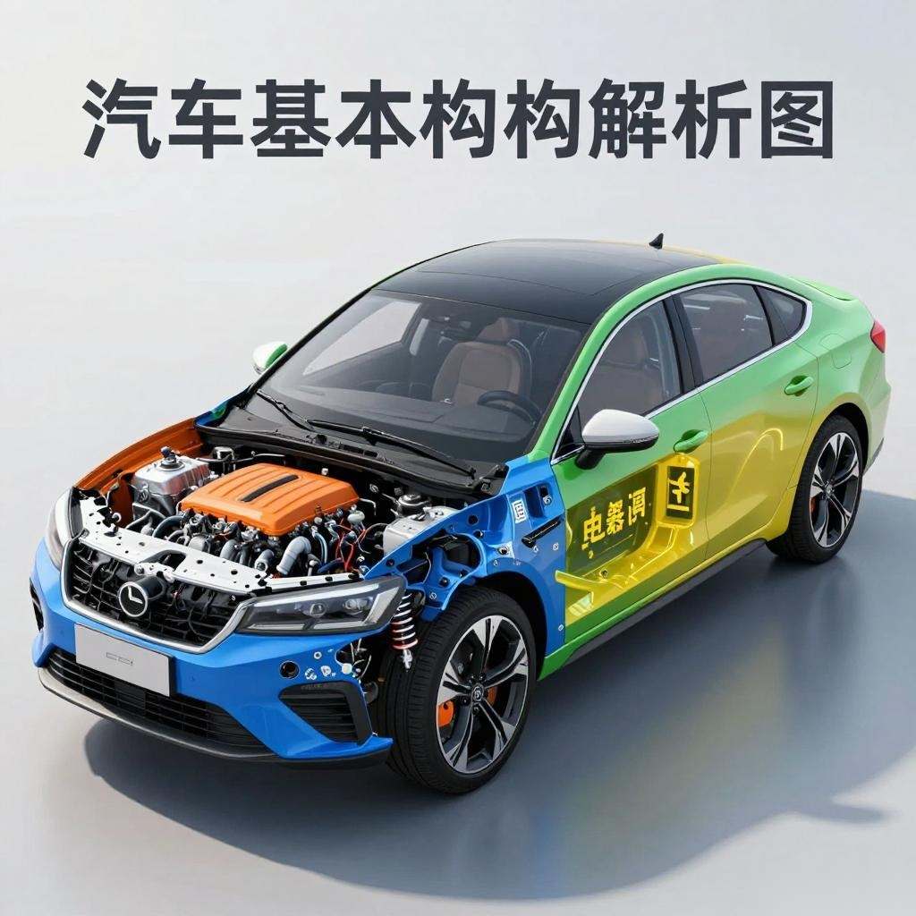 汽车基本构造解析:发动机、底盘、车身与电器设备组成 汽车基本构造解析:发动机、底盘、车身与电器设备组成