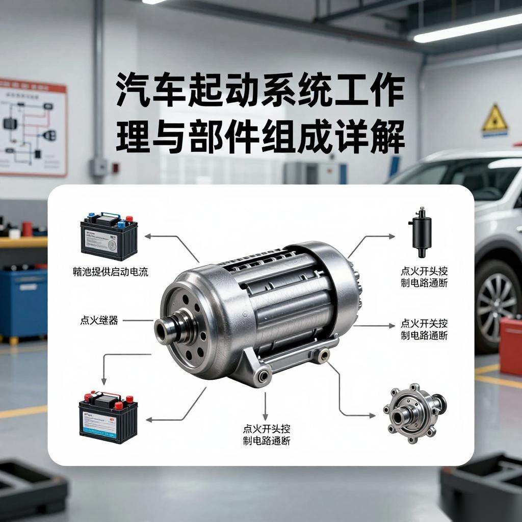 汽车起动系统工作原理与部件组成详解 汽车起动系统工作原理与部件组成详解
