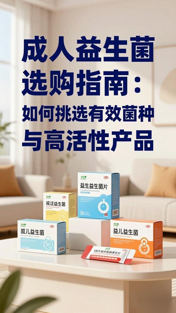 成人益生菌选购指南:如何挑选有效菌种与高活性产品 成人益生菌选购指南:如何挑选有效菌种与高活性产品